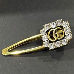 Classic Gucci GG Austrian Swarovski Crystal Hair Clip